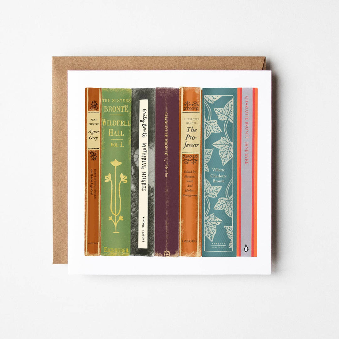 The Bronte's - blank greetings card
