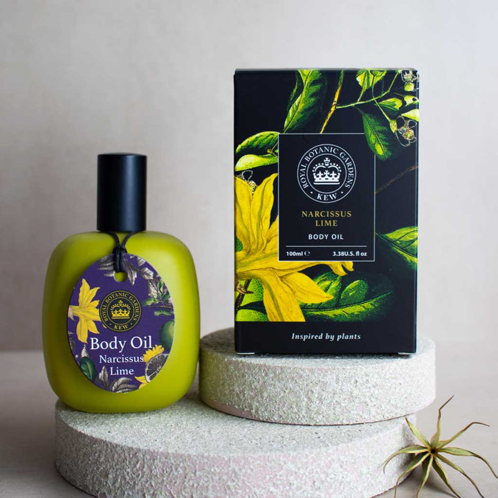 Kew Gardens Narcissus Lime Body Oil (90g)