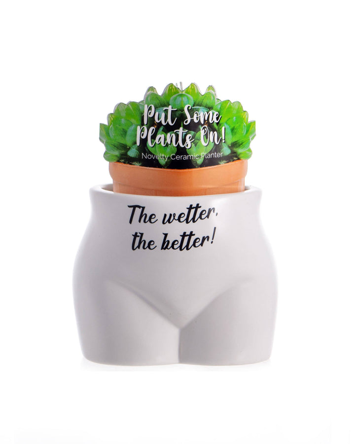 Put Some Plants On - The Wetter, The Better - Ceramic Pot