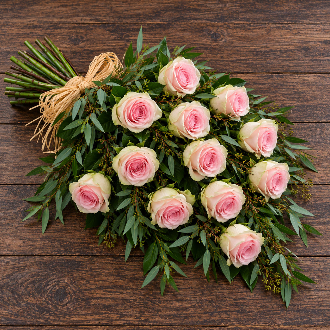 12 Rose Hand-Tied Sheaf