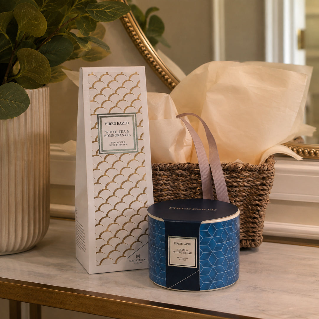 Fired Earth Luxury Candle & Reed Diffuser Gift Set