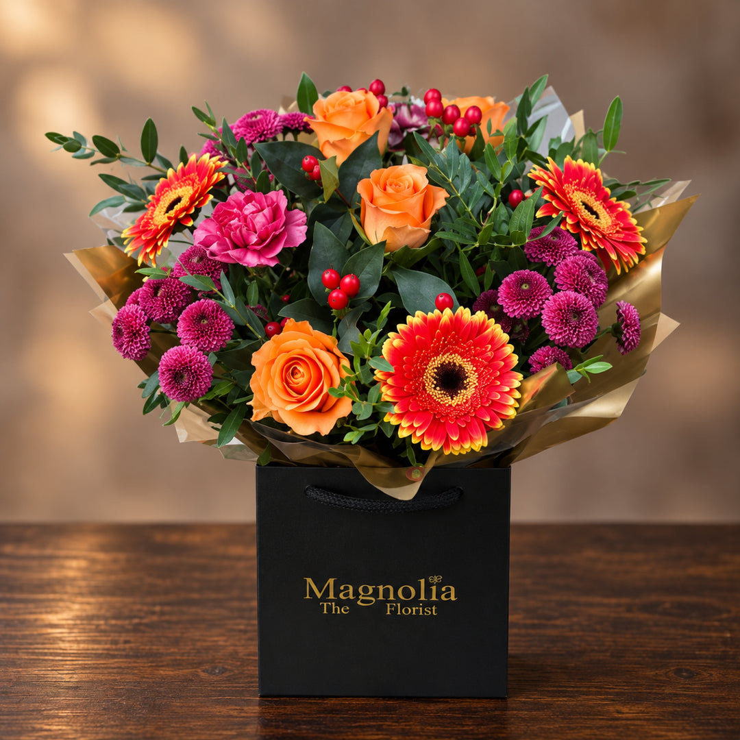 Autumn Glow Hand-Tied Bouquet