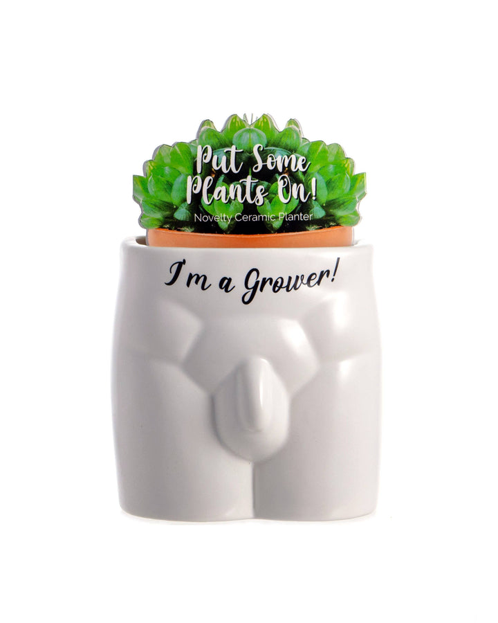 Put Some Plants On - I'm A Grower - Ceramic Pot
