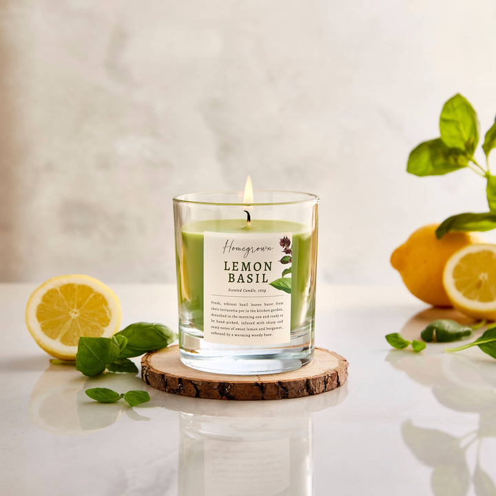 Homegrown Lemon Basil Candle