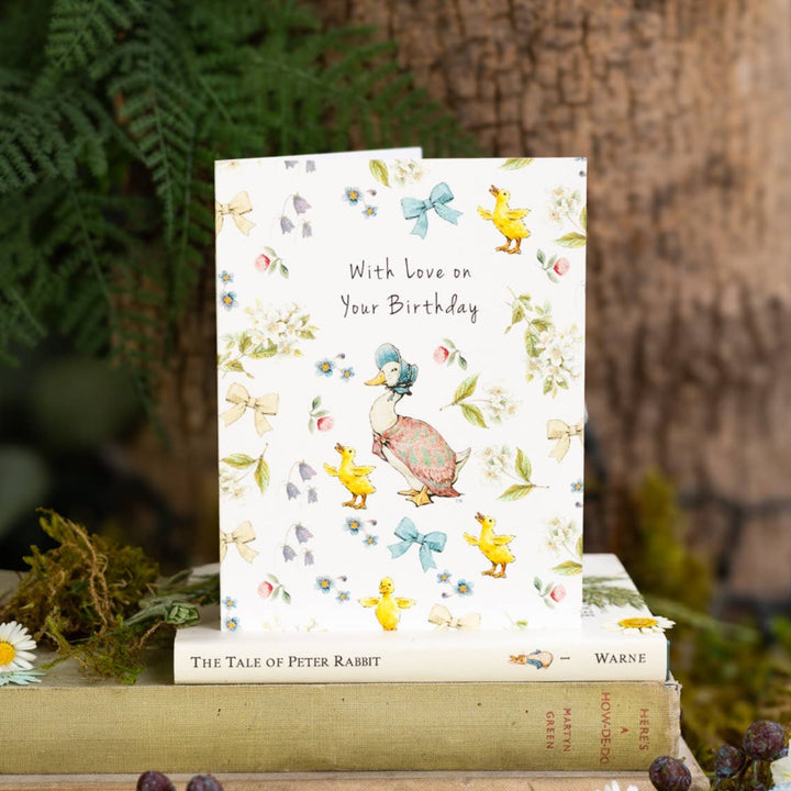 Love on Your Birthday (Jemima Puddle-Duck) Card