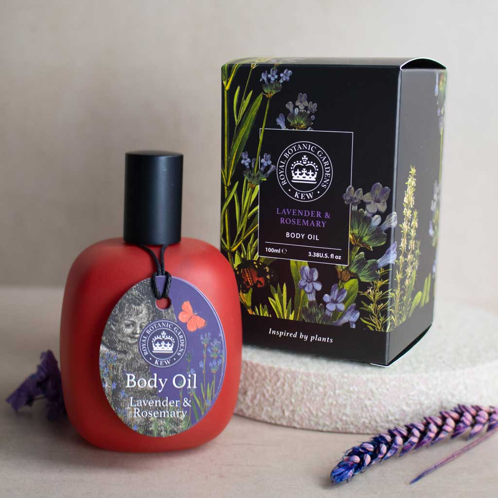 Kew Gardens Lavender and Rosemary Body Oil (90g)