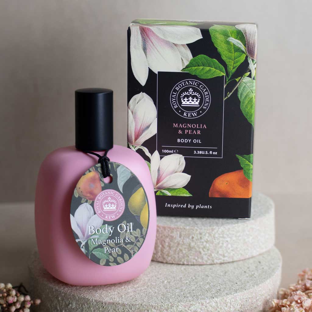 Kew Gardens Magnolia and Pear Body Oil (90g)