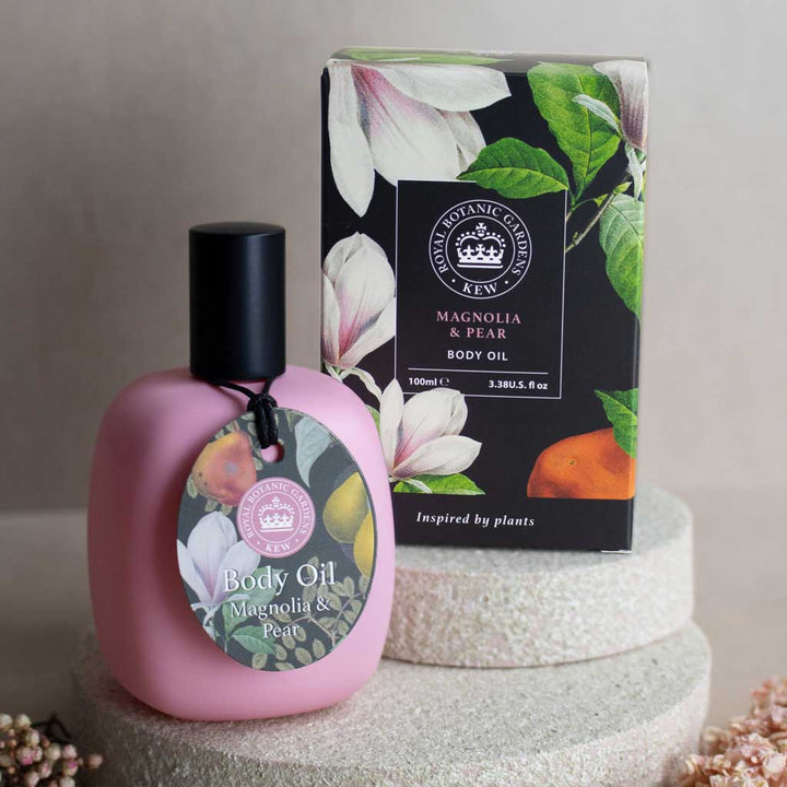 Kew Gardens Magnolia and Pear Body Oil (90g)