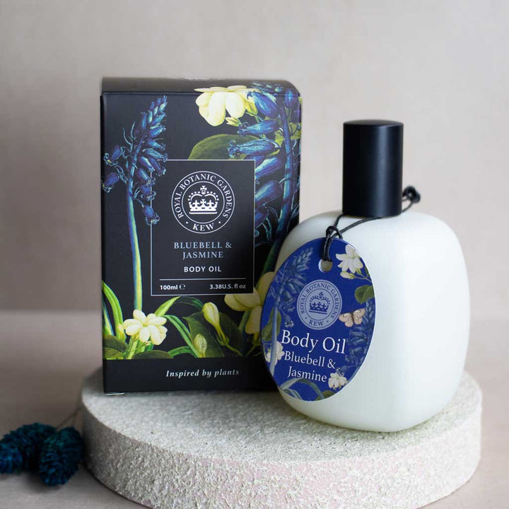 Kew Gardens Bluebell and Jasmine Body Oil (90g)