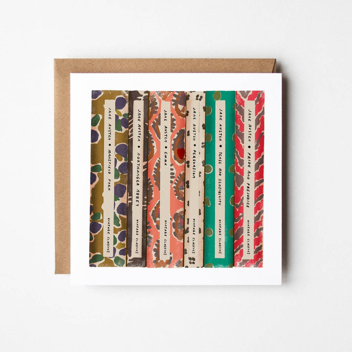 Jane Austen - blank greetings card