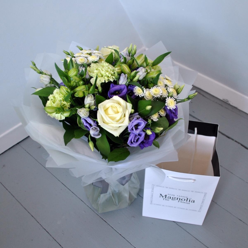 mixed hand tie bouquet, local delivered in corby, kettering