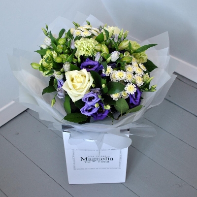 mixed hand tie bouquet, local delivered in corby, kettering