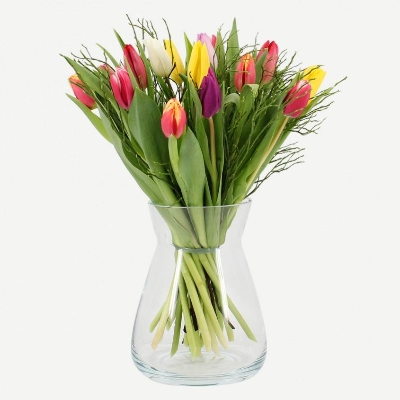 Mixed tulips bouquet