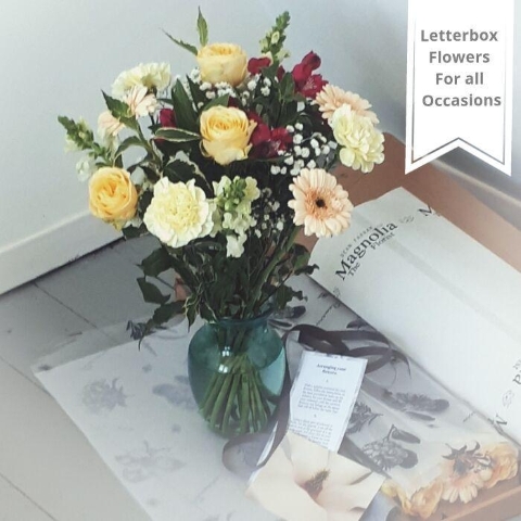 Letter box flowers