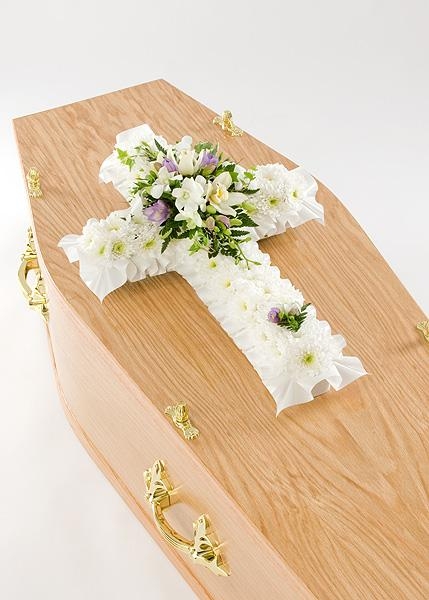Cross funeral tribute