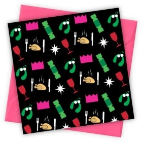 Crackers and Hats Card