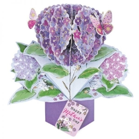 Mother’s Day Hydrangea Pop Up Card